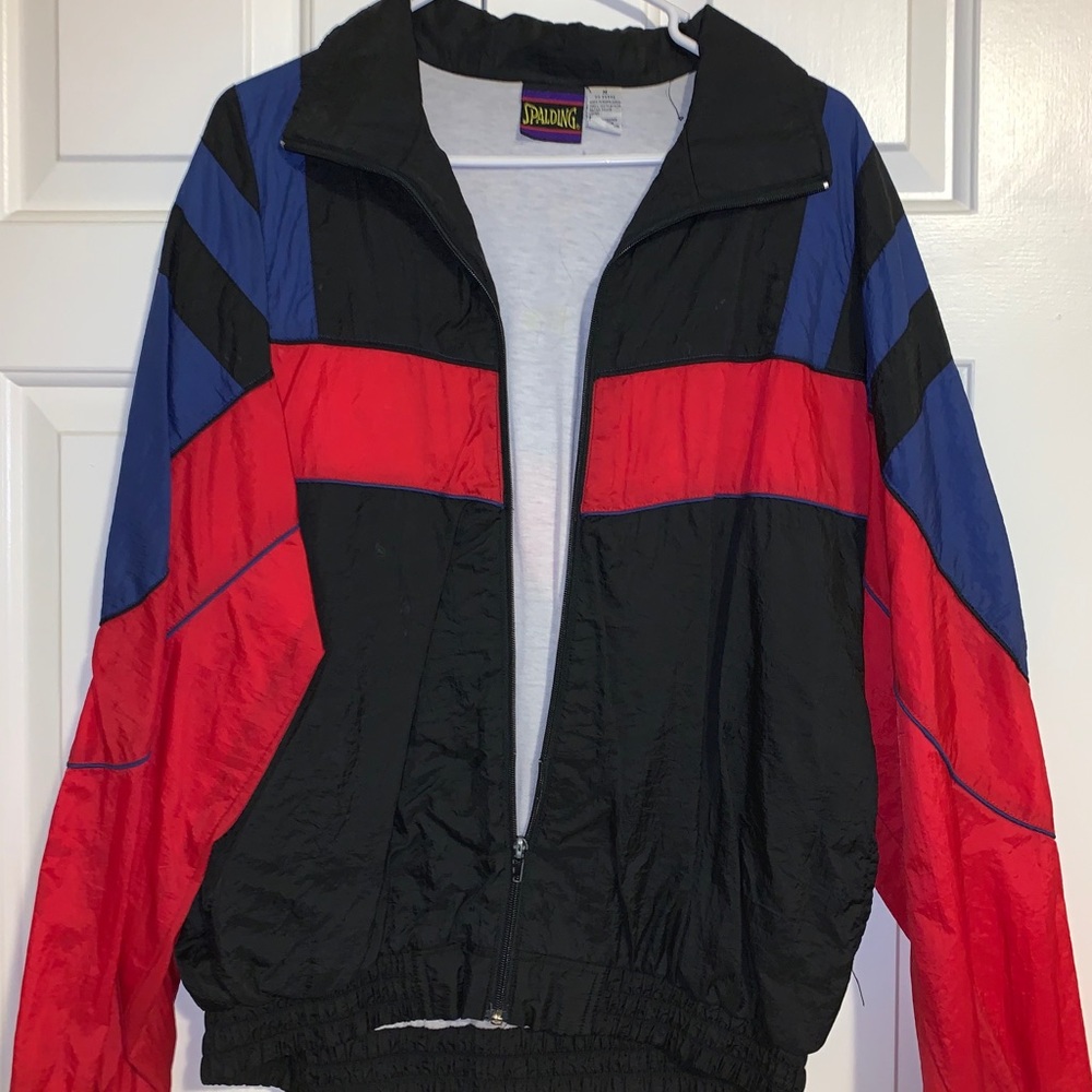 Old school Spalding windbreaker